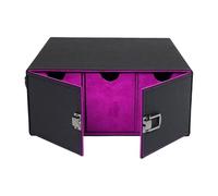 Fenteer Boîte de Rangement pour Cartes à Collectionner Pouvant Contenir Plus de 1 800 Cartes. Présentoir de Protection pour Objets de Collection. Étui de Rang, Violet