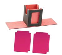 Fenteer Boîte de Stockage pour Cartes de Collection, Support D'exposition Résistant Aux Rayures, Rouge