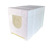 Fenteer Boîte D'élevage pour Abeilles Royales, Kit Complet pour Apiculteurs Passionnés, Porte Blanche