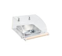 Fenteer Bol d'alimentation d'oiseaux d'oiseaux Suspendu la Station d'alimentation de la Station d'alimentation mangeur de Nourriture pour Le, 16.5x10.7x8cm