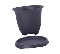 Fenteer Bonsaï Arbre Pot de Formation avec Plateau Humidité Jardinière Incassable pour Plantes D'Intérieur Extérieur en PP Adapté Au Jardin Maison Bureau Terr, 18x10.2x15.1cm