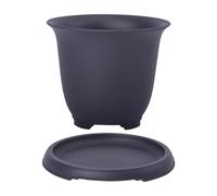 Fenteer Bonsaï Arbre Pot de Formation avec Plateau Humidité Jardinière Incassable pour Plantes D'Intérieur Extérieur en PP Adapté Au Jardin Maison Bureau Terr, 15x8.4x12.5cm