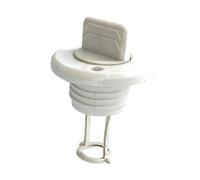 Fenteer Bouchon de Vidange de Bateau Générique, Accessoire de Joint de Puits, Nylon Simple Blanc