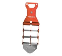 Fenteer Boucle Ceinture Outil Attache Rapide Universelle Aluminium Alliage Clip Chaîne Fonction Conversion Convient pour Électricien Charpentier Bricolage, Orange Tournant