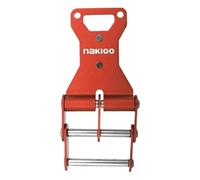 Fenteer Boucle Ceinture Outil Attache Rapide Universelle Aluminium Alliage Clip Chaîne Fonction Conversion Convient pour Électricien Charpentier Bricolage, Orange Fixe