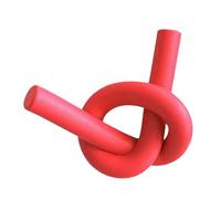 Fenteer Bouée Piscine Bâton Flottant Nageur Tige Mousse Perle EPE Solide Adapté à La Natation L'Entraînement Aquatique Le Loisir Les Fêtes En Piscine Toutes G, Rouge