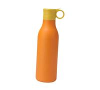 Fenteer Bouteille Isotherme En Acier Inoxydable Double Paroi Gourde Étanche Réutilisable Anse Pratique Conservation Longue Durée Préserve Adaptée P, Orange