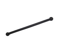 Fenteer Bras Croisé pour Lampadaire Extérieur en Métal Support Échelle pour Mât de Jardin Accessoire Fonctionnel pour Suspension de Drapeaux et Panneaux, Boule Noire de 56 Cm