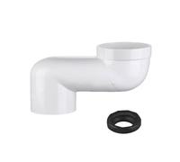 Fenteer Bride de Toilette Décalée Adaptateur de Décalage pour WC Raccord Excentré de Plomberie Pièce Sanitaire En PVC Robuste pour Une Installation Rapide Co, Décalage de 16 Cm