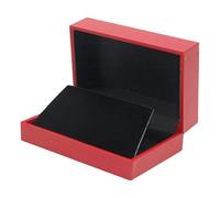 Fenteer Broche Boîte de Rangement Coffret à Médailles Présentoir à Épingles Organiseur Bijoux en Velours Doublure Souple Prévient Rayures Convient pour Collec, Rouge