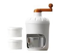 Fenteer Broyeur à Glace Râpe à Glace Machine à Granités Hachoir Manuel avec Manivelle Rotative Facile à Utiliser Adapté pour Les Boissons D'Été et Fêtes de F, L