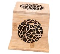 Fenteer Brûleur d'encens en bambou, ornement fait main, porte-encens décoratif pour table de spa, centre de table, détente au bureau, Style B