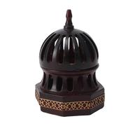 Fenteer Brûleur D'Encens En Résine avec Plateau et Couvercle pour Spa Méditation Décoration Élégante pour Bureau Maison, 20cm