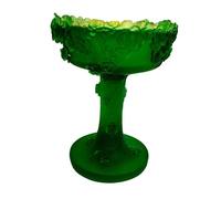 Fenteer Brûleur D'Encens Porte-encens Brûleur à Cône Ornement D'Art Décoration de Table En Résine de Moderne Convenable pour Le Salon La Chambre et, Vert