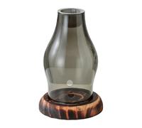 Fenteer Brûleur D'Encens Traditionnel Chinois Support D'Encens Décoration En Verre et Bois Porte-encens Ornement Décoratif Cadeau Adapté à La Maison Bureau J, Style D