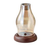 Fenteer Brûleur D'Encens Traditionnel Chinois Support D'Encens Décoration En Verre et Bois Porte-encens Ornement Décoratif Cadeau Adapté à La Maison Bureau J, Style A