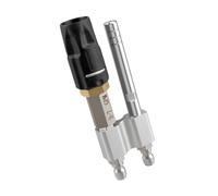 Fenteer Buse de Laveur Haute Pression Buse Rotative Embout Réglable Pointe Longue Portée et Embout de Nettoyage En Acier Inoxydable avec Raccord Rapide 1/4 P, 7gpm