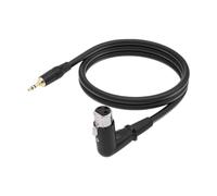 Fenteer Câble Audio pour Adaptateur XLR Cordon Mâle 3.5mm vers Femelle Câble TRS Équilibré avec Connecteur Coudé en Alliage de Zinc Approprié pour, 300cm
