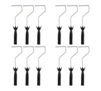 Fenteer Cadre de Rouleau de Peinture pour Rouleau de 4 Pouces, Conception Ergonomique et Robuste, 12 Pièces