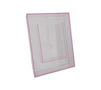 Fenteer Cadre photo 5 pouces Cadre photo Affiche Portrait Fête de mariage Décoration de la maison Affichage de table Affichage de photos, Rose