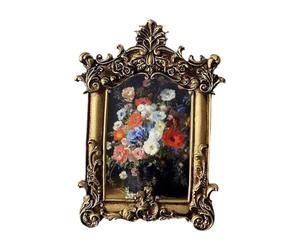 Fenteer Cadre Photo Antique, Ornement de Table En Résine, Tenture Murale