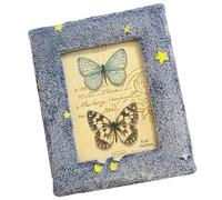 Fenteer Cadre Photo En Peluche pour Affichage D'images dans Le Bureau Ou La Salle D'étude, Bleu, 20.5cmx25.5 Cm