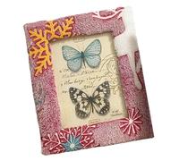 Fenteer Cadre Photo En Peluche pour Affichage D'images dans Le Bureau Ou La Salle D'étude, Rouge, 20.5cmx25.5 Cm