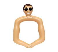 Fenteer Cadre Photo Gonflable en Forme de Grand Homme Musclé, Idéal pour Un Mariage, des Amis Ou Une Remise de Diplômes.