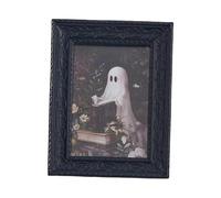 Fenteer Cadre Photo Multifonctionnel Support D'Image et Porte-photo Décoration Murale En Résine à Suspendre et à Poser Adapté pour Un Anniversaire Une Fête E, Rectangle