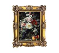 Fenteer Cadre photo mural au design rétro, décoration murale en résine, idéal comme cadeau d'anniversaire