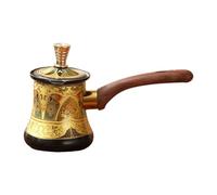 Fenteer Cafetière Cafetière avec Couvercle Poignée Ergonomique Pot à Lait Acier Inoxydable Facile à Nettoyer Multifonction Convient Cuisine Bureau Maison Rest, 550ml