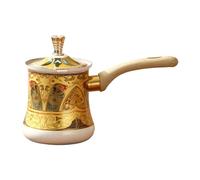 Fenteer Cafetière Cafetière avec Couvercle Poignée Ergonomique Pot à Lait Acier Inoxydable Facile à Nettoyer Multifonction Convient Cuisine Bureau Maison Rest, 720ml