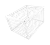 Fenteer Cage de Piégeage Automatique Robuste et Facile à Assembler, Entrée à, Piège Automatique pour élevages de Poulets, 4 Entrée
