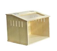 Fenteer Cage pour Cochon d'Inde en Bois Habitat Rongeurs Fenêtre Panoramique Toit Amovible Adapté Aux Hérissons Chinchillas, 40cmx30cmx30cm