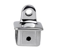 Fenteer Capuchon Carré pour Tube Oeil Supérieur en Acier Inoxydable Résistant Aux Intempéries Installation Facile Adapté Aux Bateaux Kayaks et Canoës, 3.24 Cm