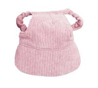 Fenteer Casquette de Baseball pour Chien, Chapeau Confortable et Ajustable pour Chiot, Chapeau de Soleil D'extérieur, Rose, L