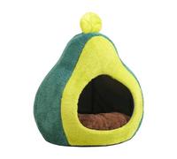 Fenteer Cat Nest Refuge Enveloppant pour Chat Abri Douillet pour Animaux Lit pour Chatons Tente Moelleuse en Velours Adapté Aux Adolescents Salon Bureau, L
