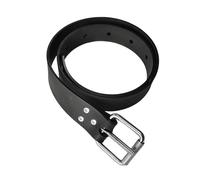 Fenteer Ceinture de Plongée Ceinture de Plongée Réglable Boucle Acier Inoxydable Silicone Libération Rapide Adaptée à La Plongée Apnée 130cm, Noir