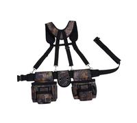 Fenteer Ceinture Porte Outils Sacoche de Travail Pochette Utilitaire Organisateur de Rangement En Tissu Oxford Robuste Approprié pour Électriciens Charpentie, Multi