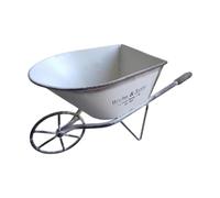 Fenteer Chariot de Jardin en Métal pour Plantes et Fleurs pour Espace Extérieur, Blanc