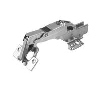 Fenteer Charnière de Meuble Hydraulique D'Angle Pliante Sans Cadre avec Fermeture Douce Amortie En Acier Adaptée pour Armoires de Cuisine et Garde-robes, Charnière encastrée