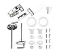 Fenteer Charnières de couvercle de siège de toilette, support de fixation pour joint fixe, pour salles de bains