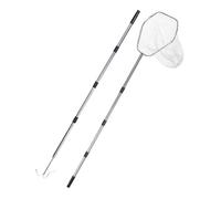 Fenteer Chicken Catcher Leg Hook en Acier Inoxydable avec Filet et Tige Outil Attrape-Poulet Accessoire de Ferme Pratique Adapté pour Volailles Canards Oies C, Biellette de Liaison