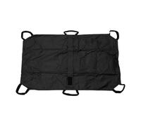 Fenteer Civière de Transport pour Animaux Brancard Pliable Équipement pour Chiens Support Dorsal en Tissu Oxford Résistant Adapté pour Le Déplacement des Anim, Noir