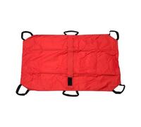 Fenteer Civière de Transport pour Animaux Brancard Pliable Équipement pour Chiens Support Dorsal en Tissu Oxford Résistant Adapté pour Le Déplacement des Anim, Rouge