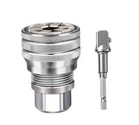 Fenteer Clé à douille universelle standard 0,39"-0,75" avec manchon antidérapant et adaptateur de perceuse pour entretien