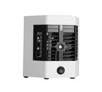 Fenteer Climatiseur Portable, Refroidisseur d'air par évaporation, 2 Modes USB, Ventilateur Personnel de Refroidissement de l'eau et de La Glace, pour, 2 réservoirs d'eau