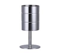 Fenteer Cocktail Piques Métal Apéritif Bâtonnets Martini Fourchettes Fruits Acier Inoxydable Réutilisable avec Support Lavable Adapté Aux Fêtes Mariage Anniv, Brillant