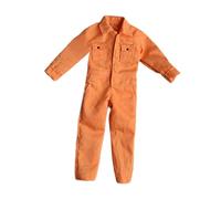 Fenteer Combinaison pour Figurine Masculine Tenue D'Action Décontractée Costume de Poupée Miniature Uniforme à L'Échelle 1/12 pour Personnalisation Approprié, Orange