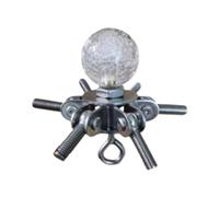 Fenteer Connecteur de Poteau de Tente pour Cadre de Camping, pour 6 Pôles